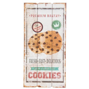 Nástěnná dřevěná dekorativní cedule Cookies