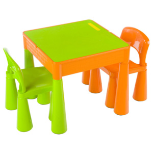 Tega Dětská sada Mamut stoleček a 2x židlička zelená