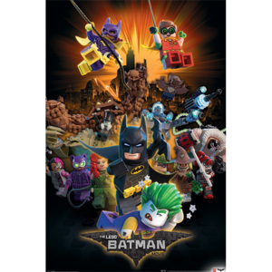Plakát, Obraz - Lego Batman - Boom, (61 x 91,5 cm)