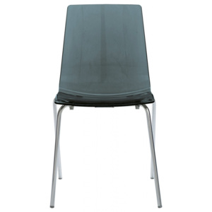 ITTC STIMA LOLLIPOP - Plastová židle - Antracite transparente