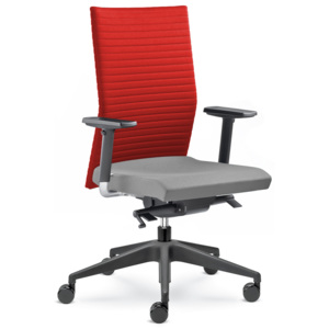 LD seating Element 430-SYS - Kancelářská židle - červená/šedá
