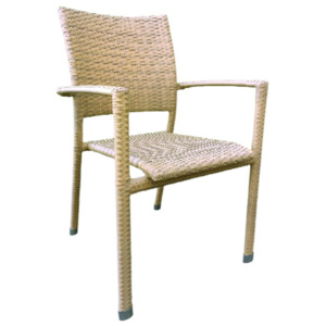 Designová zahradní židle Bond, přírodní
