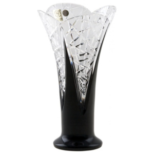Váza Flowerbud, barva černá, velikost 205 mm