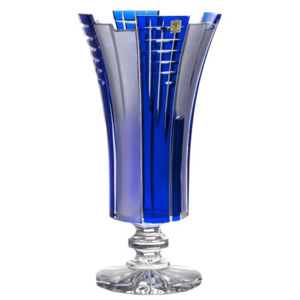 Váza Metropolis, barva modrá, výška 375 mm