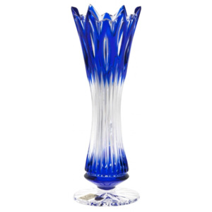 Váza Flame, barva modrá, výška 205 mm