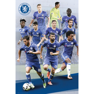 Plakát, Obraz - Chelsea - Players 16/17, (61 x 91,5 cm)