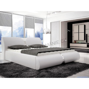 Manželská postel ROUND AKCE (160x200) + (Moderní manželská postel s možností výběru doplňků)