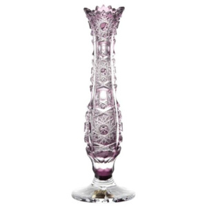 Váza Petra II, barva fialová, výška 230 mm