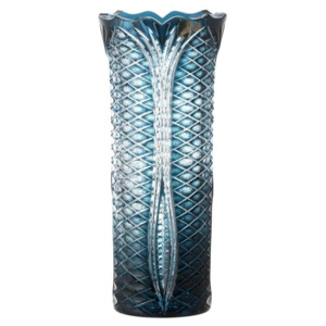 Váza Ankara, barva azurová, výška 310 mm