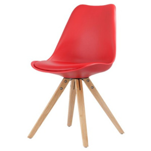 Jídelní židle LADY červená