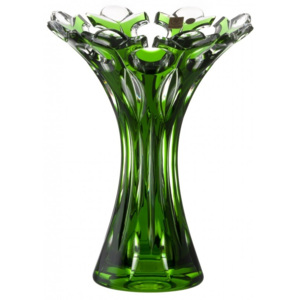 Váza Flamenco, barva zelená, výška 250 mm
