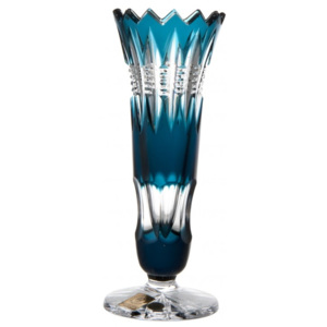 Váza Brilant, barva azurová, výška 175 mm