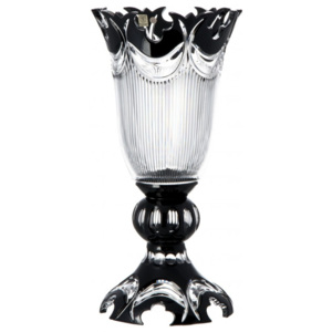 Váza Diadem, barva černá, výška 430 mm