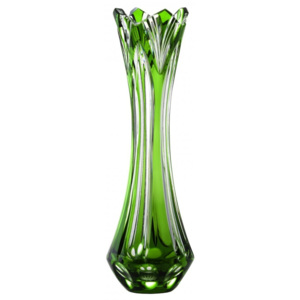 Váza Lotos, barva zelená, velikost 255 mm