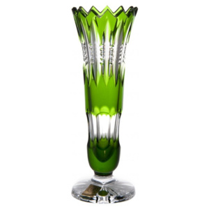 Váza Brilant, barva zelená, velikost 175 mm