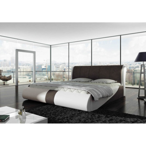 Manželská postel PRESTO (160x200) AKCE (Komplet manželská postel včetně úložného prostoru a roštu)