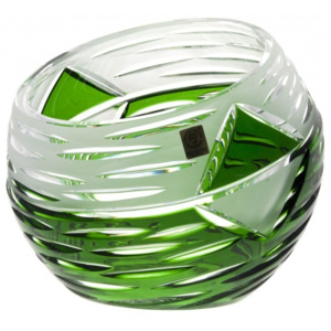 Váza Mirage, barva zelená, velikost 200 mm