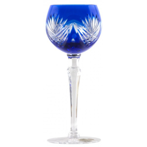 Sklenice na víno Janette, barva modrá, objem 170 ml