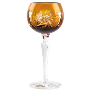 Sklenice na víno Pinwheel, barva amber, objem 190 ml