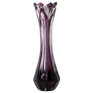 Váza Lotos I, barva fialová, výška 155 mm