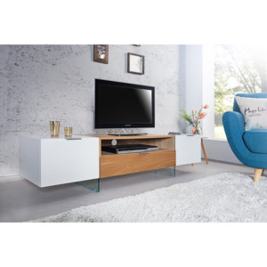 TV stolek PONYX 160 cm – bílá