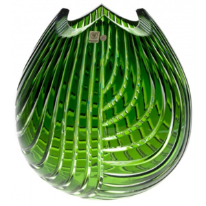 Váza Linum, barva zelená, výška 280 mm