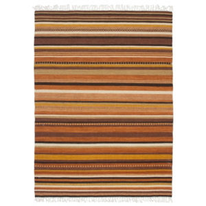 Obsession koberce Ručně tkaný kusový koberec KILIM 781 BROWN - 80x150 cm