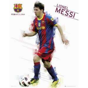 Plakát FC Barcelona - Lionel Messi 2