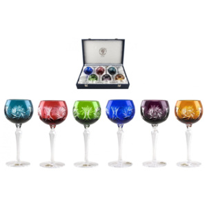 Set Sklenice na víno Pinwheel 190, barva mix barev, objem 190 ml