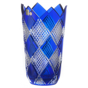 Váza Colombine II, barva modrá, výška 255 mm