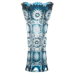 Váza Paula, barva azurová, výška 150 mm