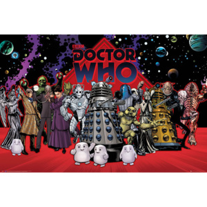 Plakát, Obraz - Doctor Who - Compilation, (91,5 x 61 cm)