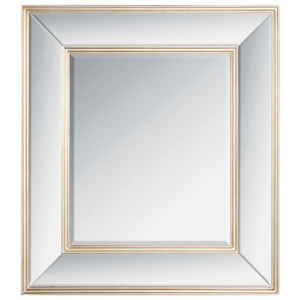 Zrcadlo CLYDE 92x80 cm – šampaň