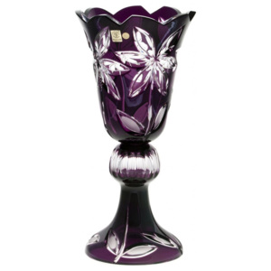 Váza Linda, barva fialová, výška 355 mm