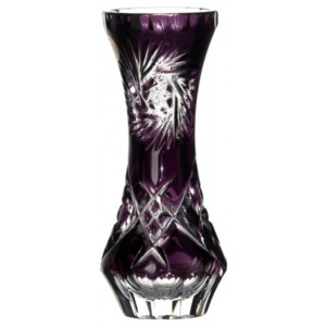 Váza Pinwheel, barva fialová, výška 104 mm