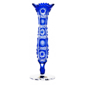 Váza Paula I, barva modrá, výška 205 mm