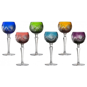 Set Sklenice na víno Janette 190, barva mix barev, objem 190 ml