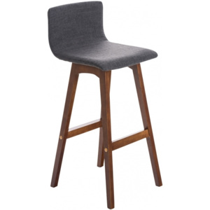 Barová židle Fredrika, podnož mořený buk (Šedá) csv:101165104 DMQ