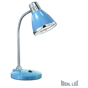 Stolní lampa Ideal lux Elvis TL1 034409 1x60W E27 - modrá