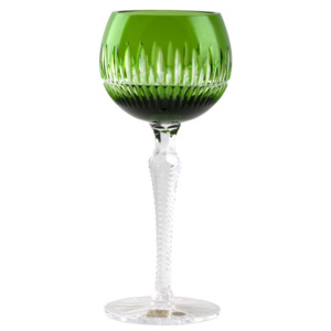 Sklenice na víno Thorn, barva zelená, objem 190 ml
