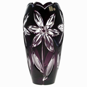 Váza Linda I, barva fialová, výška 230 mm