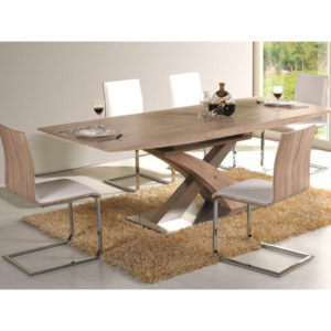 Jídelní stůl RAUL (dub sonoma) (Moderní rozkládací jídelní stůl)