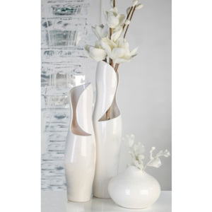 Váza VIEN, 60cm – bílá