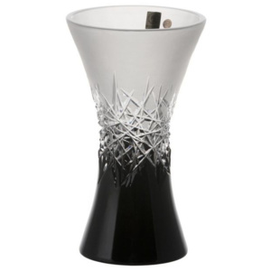 Váza Hoarfrost, barva černá, výška 230 mm