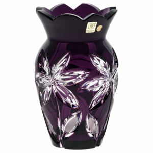 Váza Linda, barva fialová, velikost 205 mm