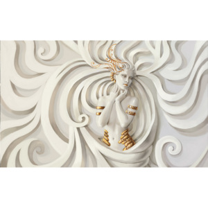Výprodej - 3D Fototapeta Medusa vlies 104 x 70,5 cm