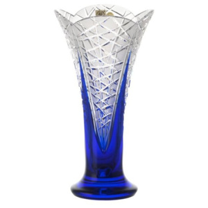 Váza Flowerbud, barva modrá, výška 255 mm