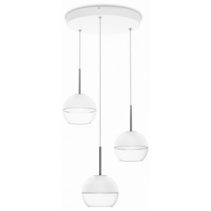 LED závěsné stropní svítidlo - lustr Philips ARAGO 37167/31/16 - bílá