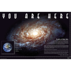 Plakát You Are Here Space