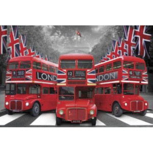 Plakát London - Palace Buses